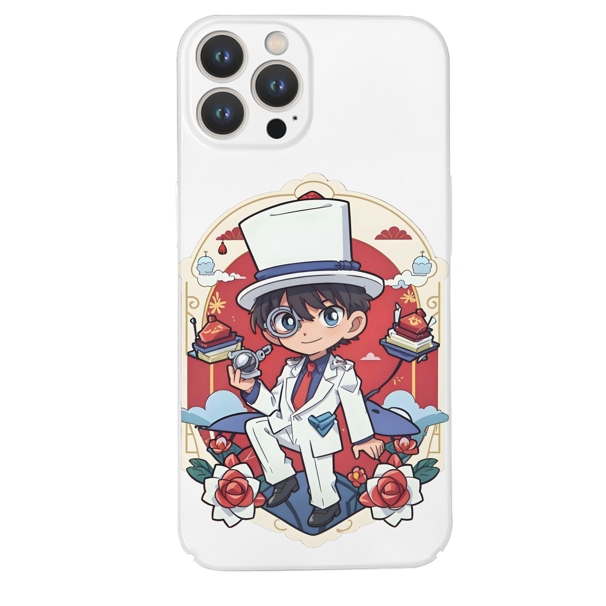 （画像用） 名探偵コナン くろば かいと Detective Conan Kuroba Kaito 【iPhone 14シリーズ対応】ハードケース